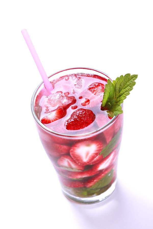 Strawberries drink