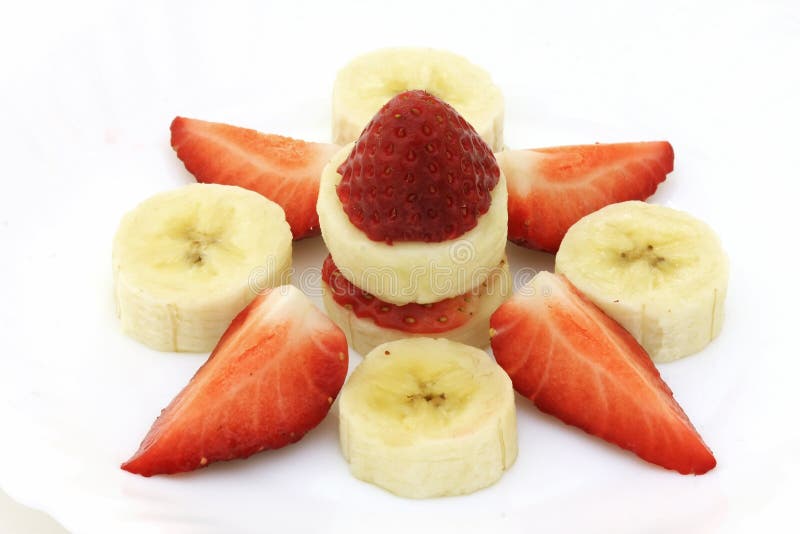 Strawberry and banana