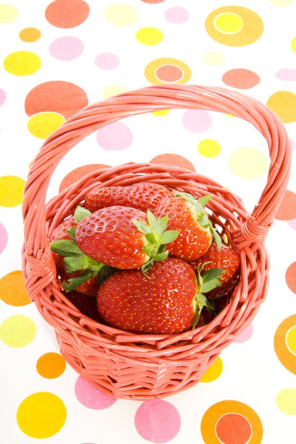 Strawberry basket stock photo. Image of four, alone, natural 13169098
