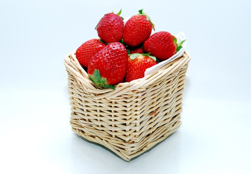 Strawberry in the baskets