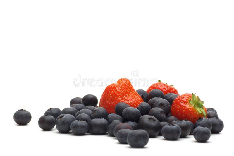 Strawberry and bilberry