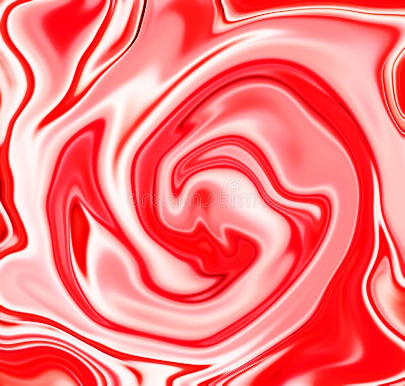 Strawberry Candy Swirl Abstract Background. Red Strawberry and ...