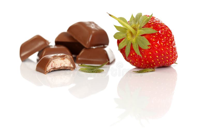 Strawberry and chocolate