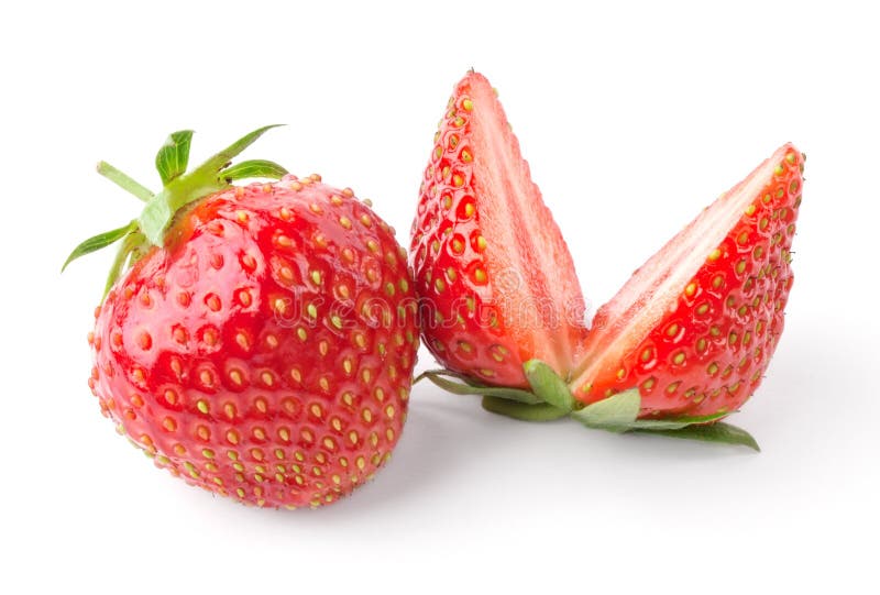 Strawberry Cut In Half Royalty Free Stock Image Image 20094396
