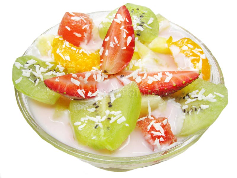 Strawberry and Orange Jelly Dessert Stock Image Image of healthy