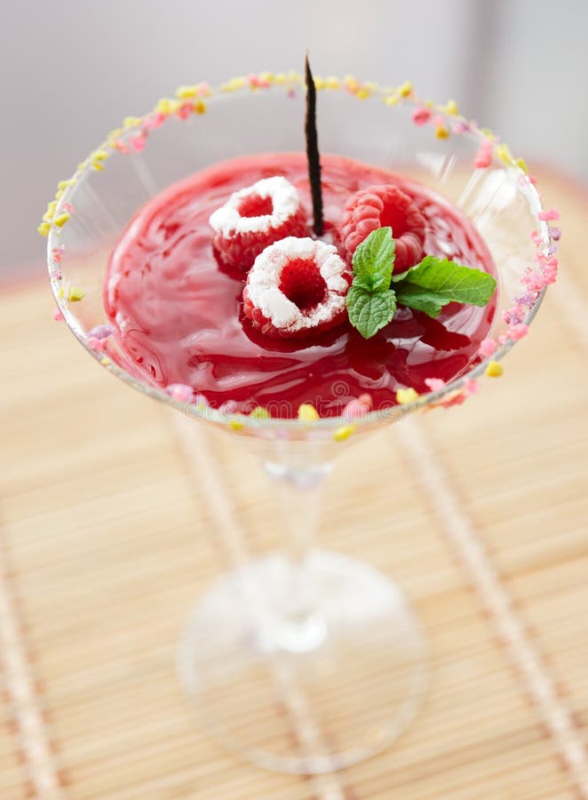 Desserts in Cocktail Glasses Stock Image Image of table, dessert 18245525