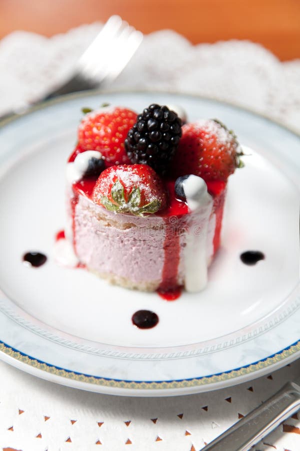 Strawberry Fruit Cake Dessert