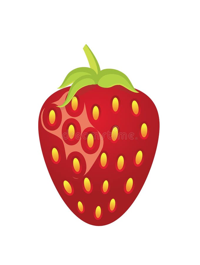 Strawberry fruit icon