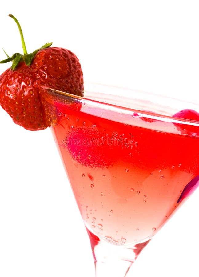 Strawberry with Glass of Juice Stock Image Image of beverage