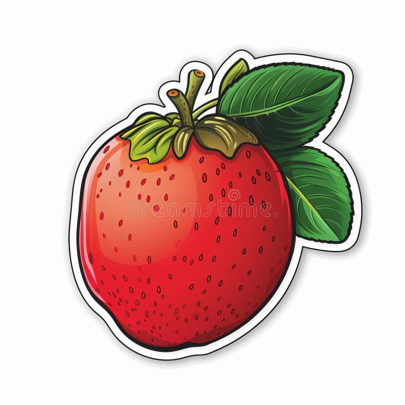 Dramatic Strawberries Decal Dramatic Strawberries Decal