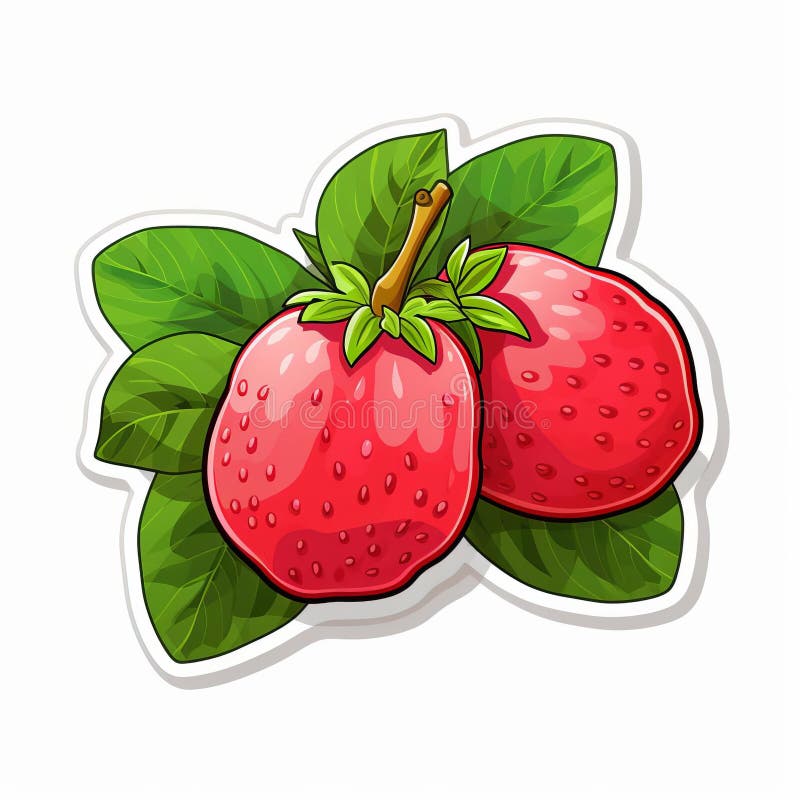 Dramatic Strawberries Decal Dramatic Strawberries Decal