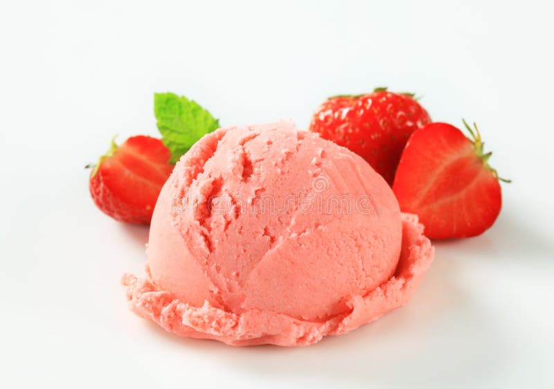 Strawberry ice cream