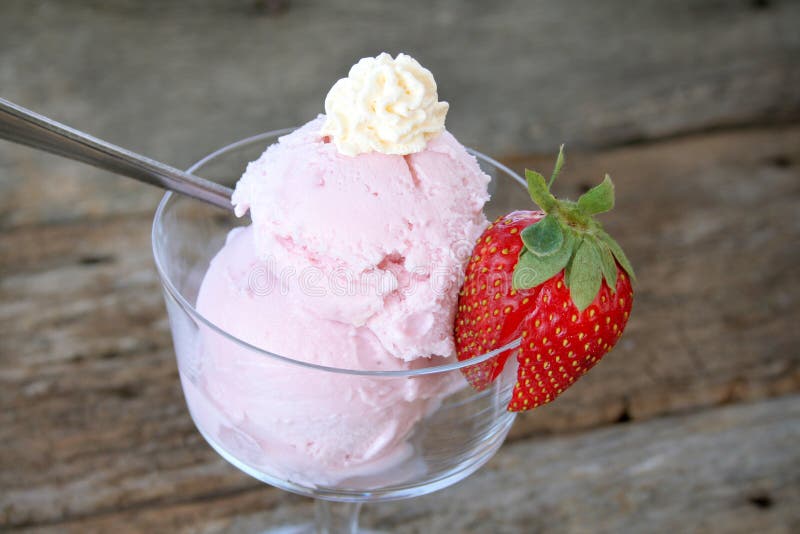 Strawberry Icecream royalty free stock images Strawberry Icecream royalty free stock images