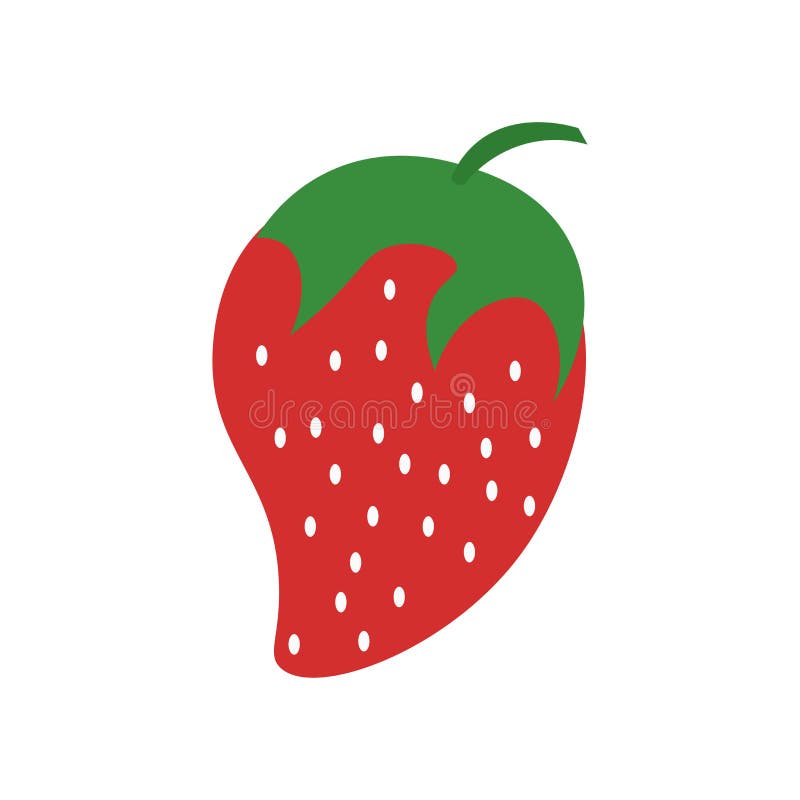 Strawberry icon vector sign and symbol isolated on white background, Strawberry logo concept royalty free illustration Strawberry icon vector sign and symbol isolated on white background, Strawberry logo concept royalty free illustration