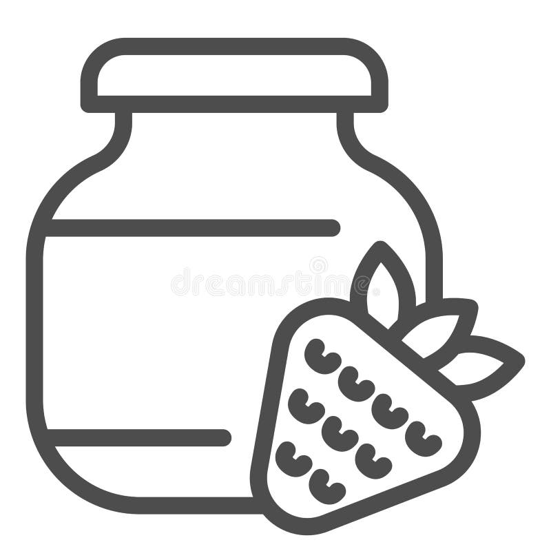 Glass Jar Icon Outline Style Stock Illustrations 3109 Glass Jar Icon Outline Style Stock 