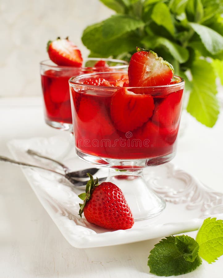 Strawberry jelly stock photo. Image of bowl, jelly, flavored 41883214