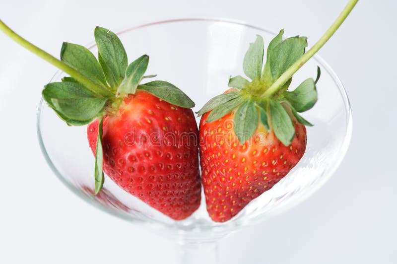 Strawberry kisses stock image. Image of fork, eateries 483697