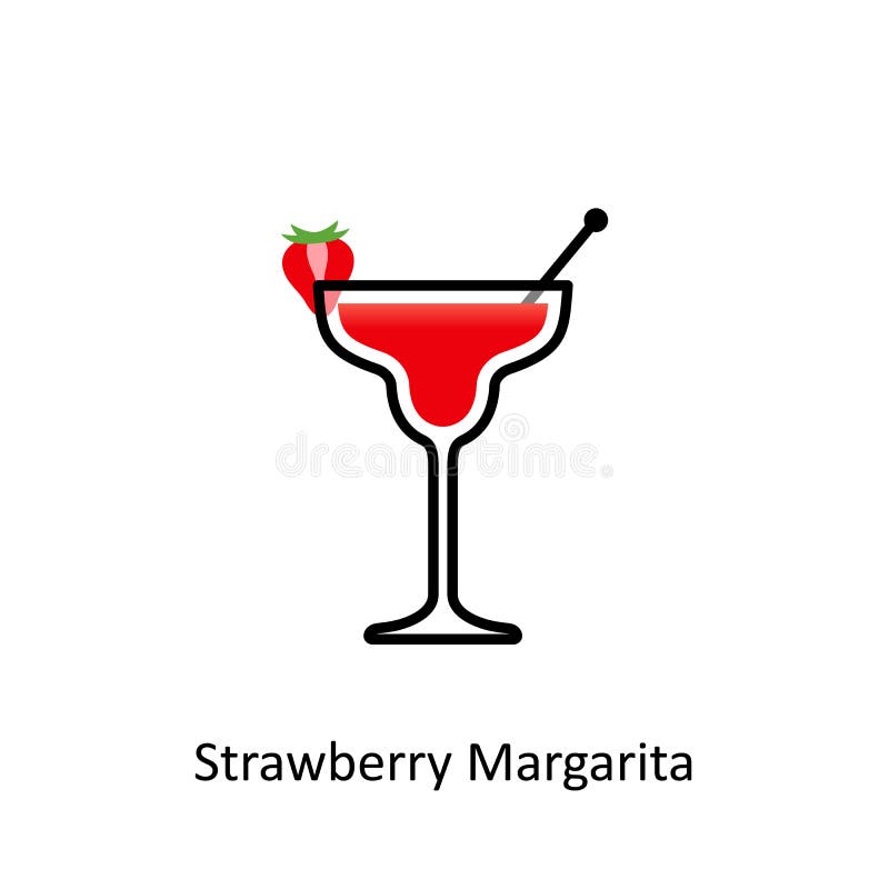 Margarita cocktail chalk stock vector. Illustration of cocktail 50266166