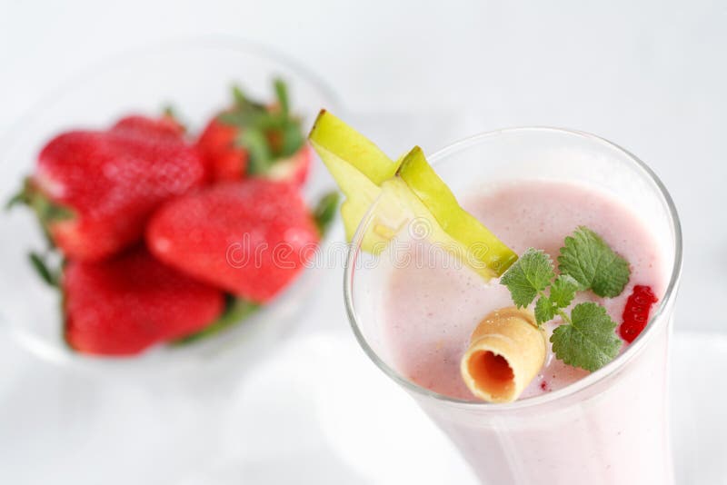 Strawberry milkshake