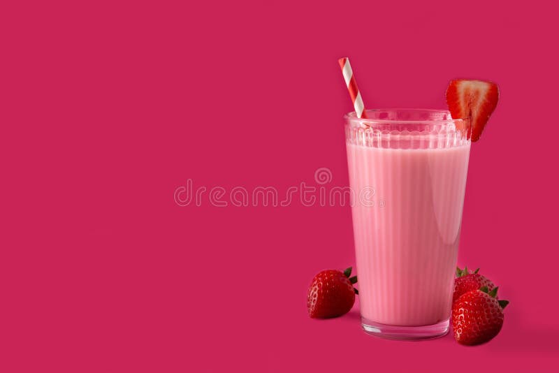 Strawberry Milkshake with Splash Stock Photo Image of macro, milkshake 161945862