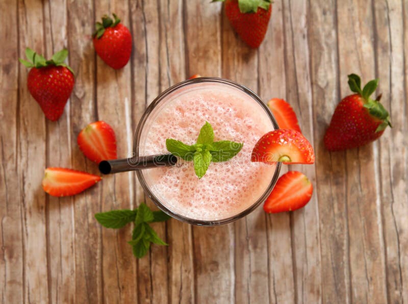 Strawberry milkshake