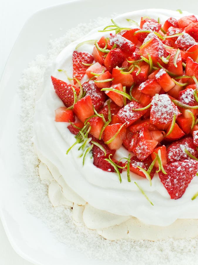 Strawberry Pavlova