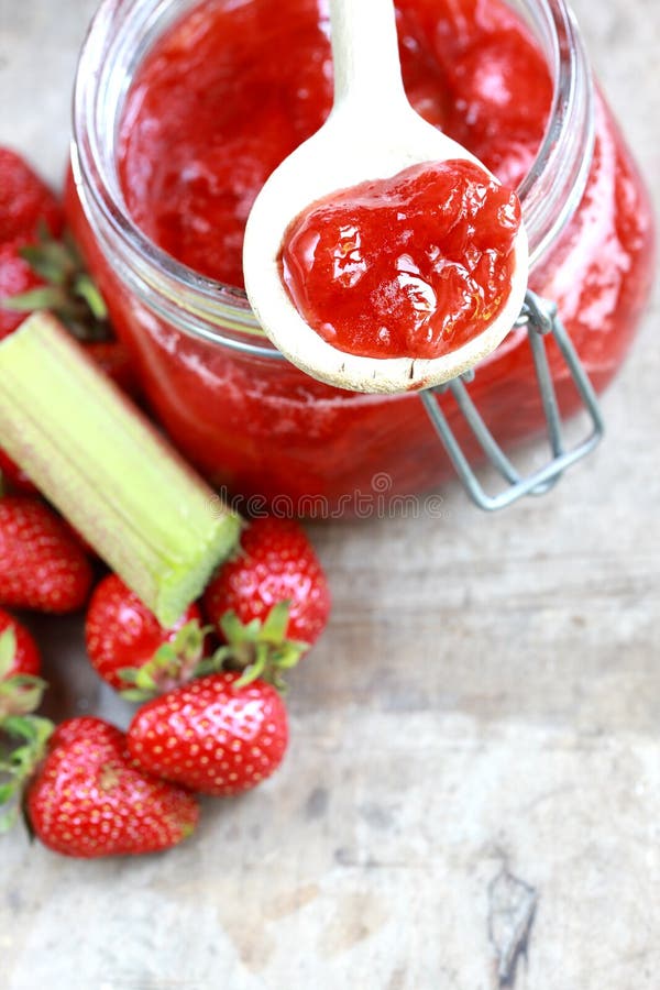Strawberry rhubarb jam