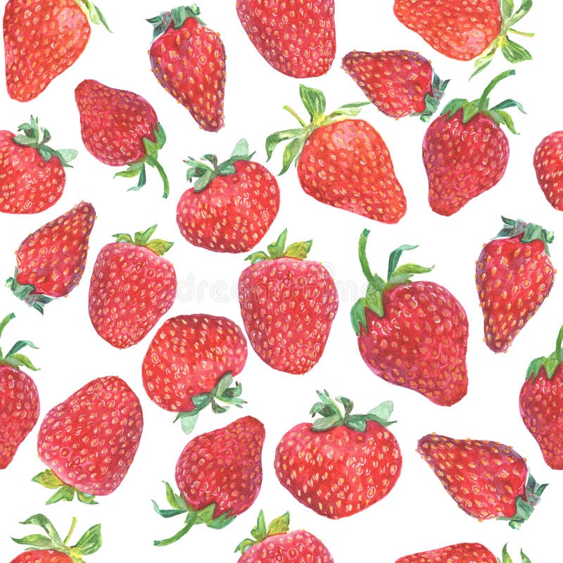 Strawberry seamless pattern. stock photography Strawberry seamless pattern. stock photography