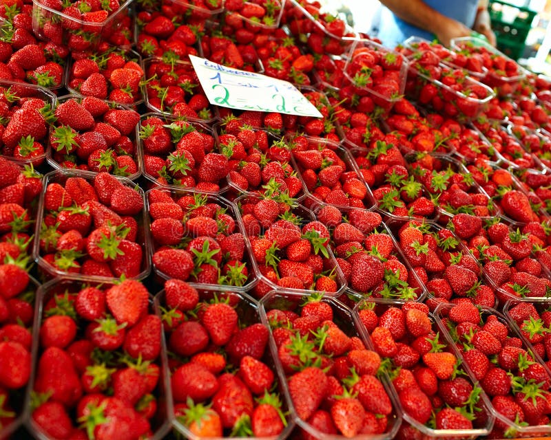 Strawberry store stock photo. Image of retail, berries 26465310