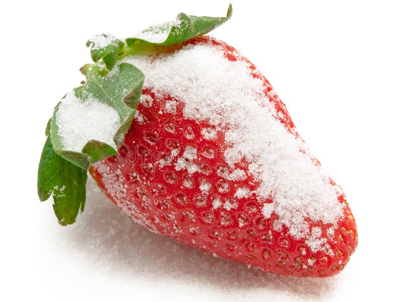 Strawberry in sugar stock photo. Image of diet, delicious 8199298