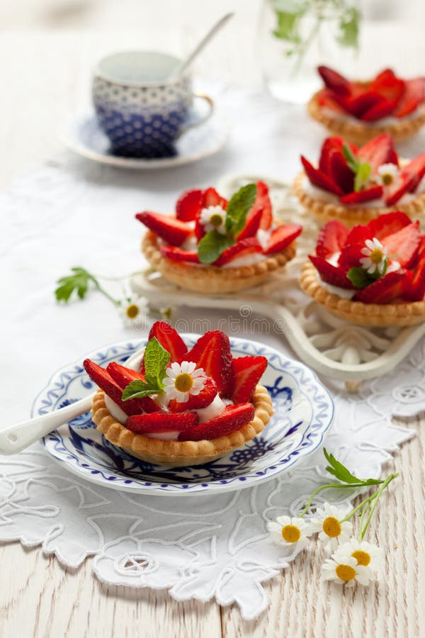 Strawberry tartlets