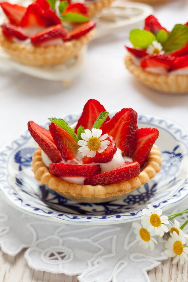 Strawberry tartlets