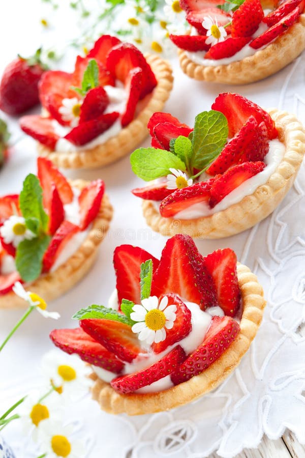 Strawberry tartlets