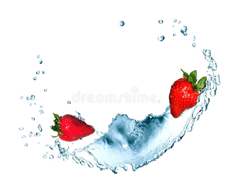 Strawberry In Water