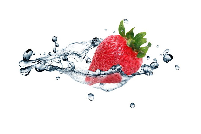 Strawberry In Water