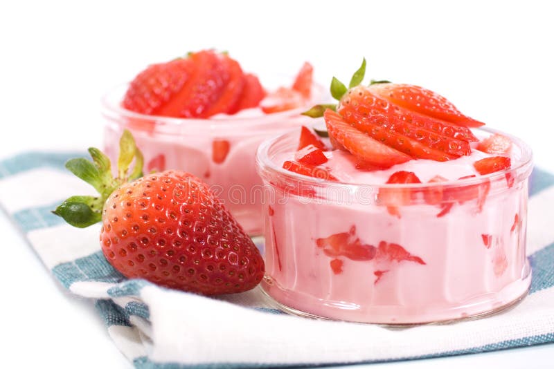 Strawberry yogurt