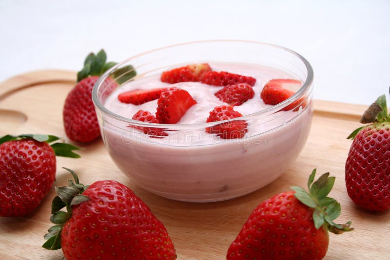 Strawberry yogurt