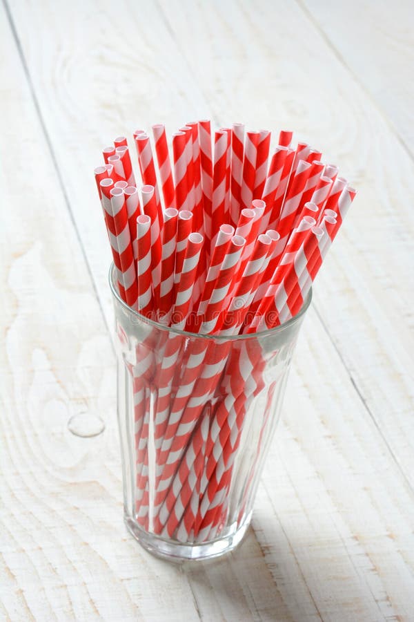 Soda Can with Two Straws stock image. Image of isolated 13363223