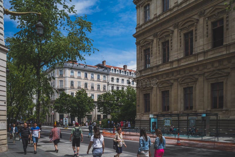 Straßen in Lyon, Frankreich stockfotografie Straßen in Lyon, Frankreich stockfotografie