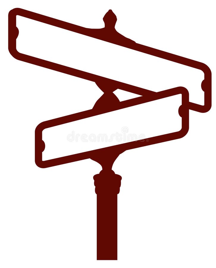 Straßenindex (Vektor) lizenzfreie abbildung