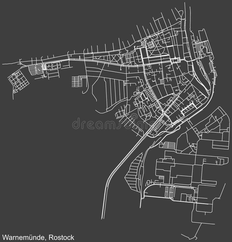 Straßenkarte des Meereswarenviertels