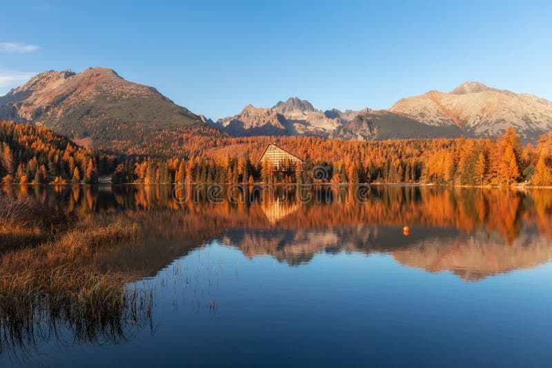 Štrbské pleso v indickom lete - Vysoké Tatry - Slovensko