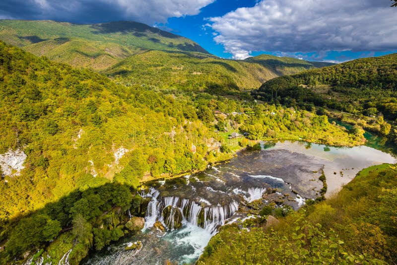 Strbacki Buk Waterfall - Croatia And Bosnia Border