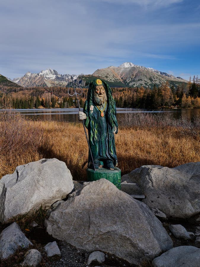 Štrbské Pleso na podzim, Vysoké Tatry, Slovensko