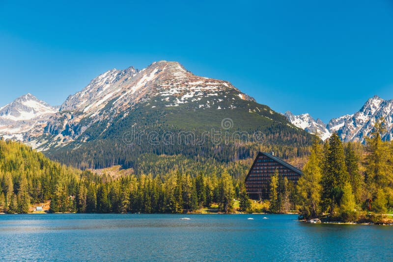 Strbske Pleso in Tatra Mountains in Slovakia