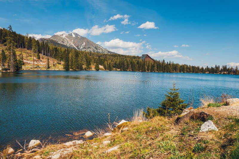 Strbske Pleso in Tatra Mountains in Slovakia