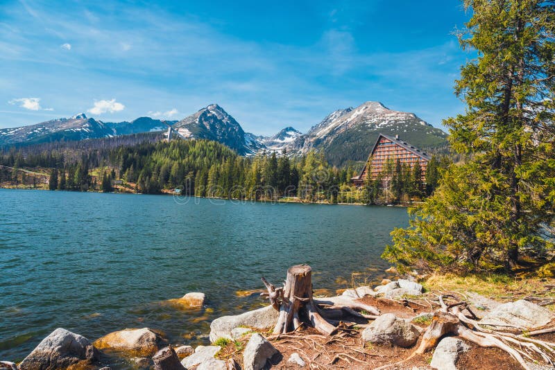 Strbske Pleso in Tatra Mountains in Slovakia