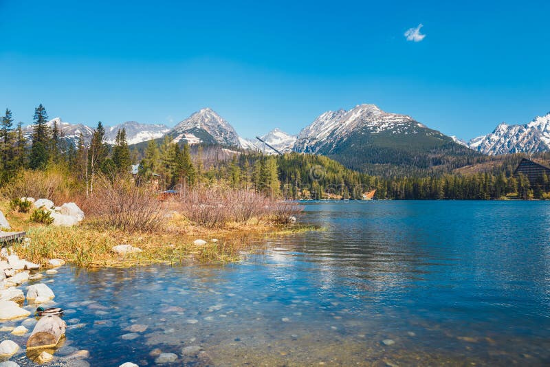 Strbske Pleso in Tatra Mountains in Slovakia