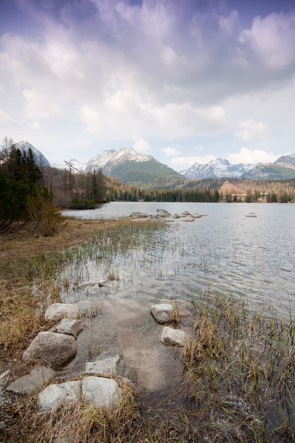 Strbske pleso lake