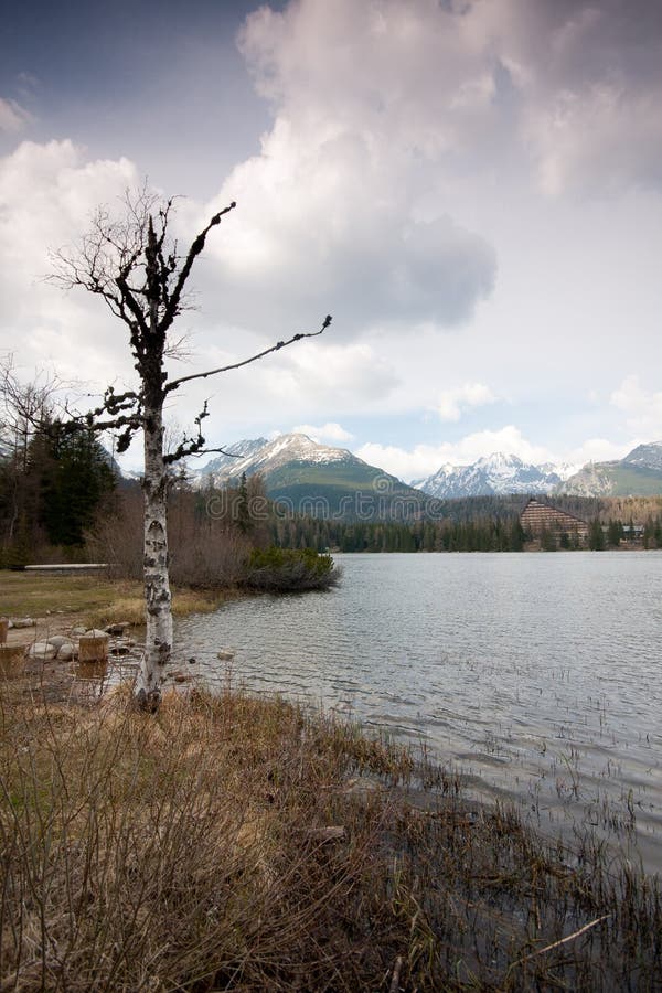 Strbske pleso lake